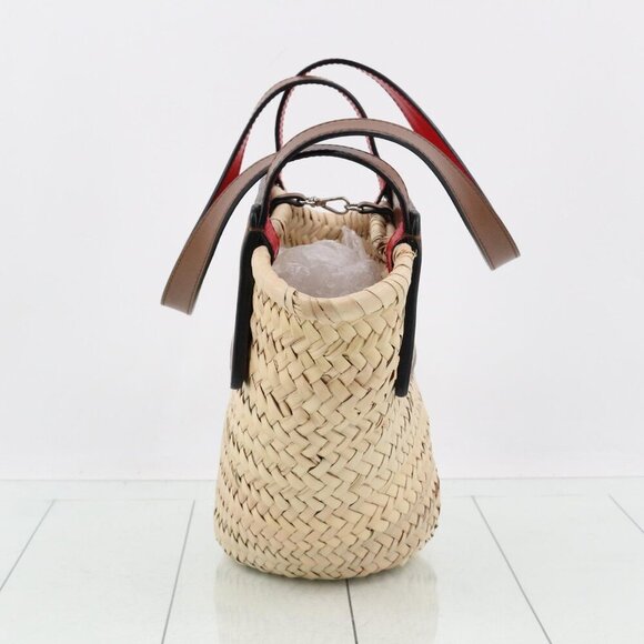 Christian Louboutin Straw Loubishore Tote Bag - Picture 5 of 10